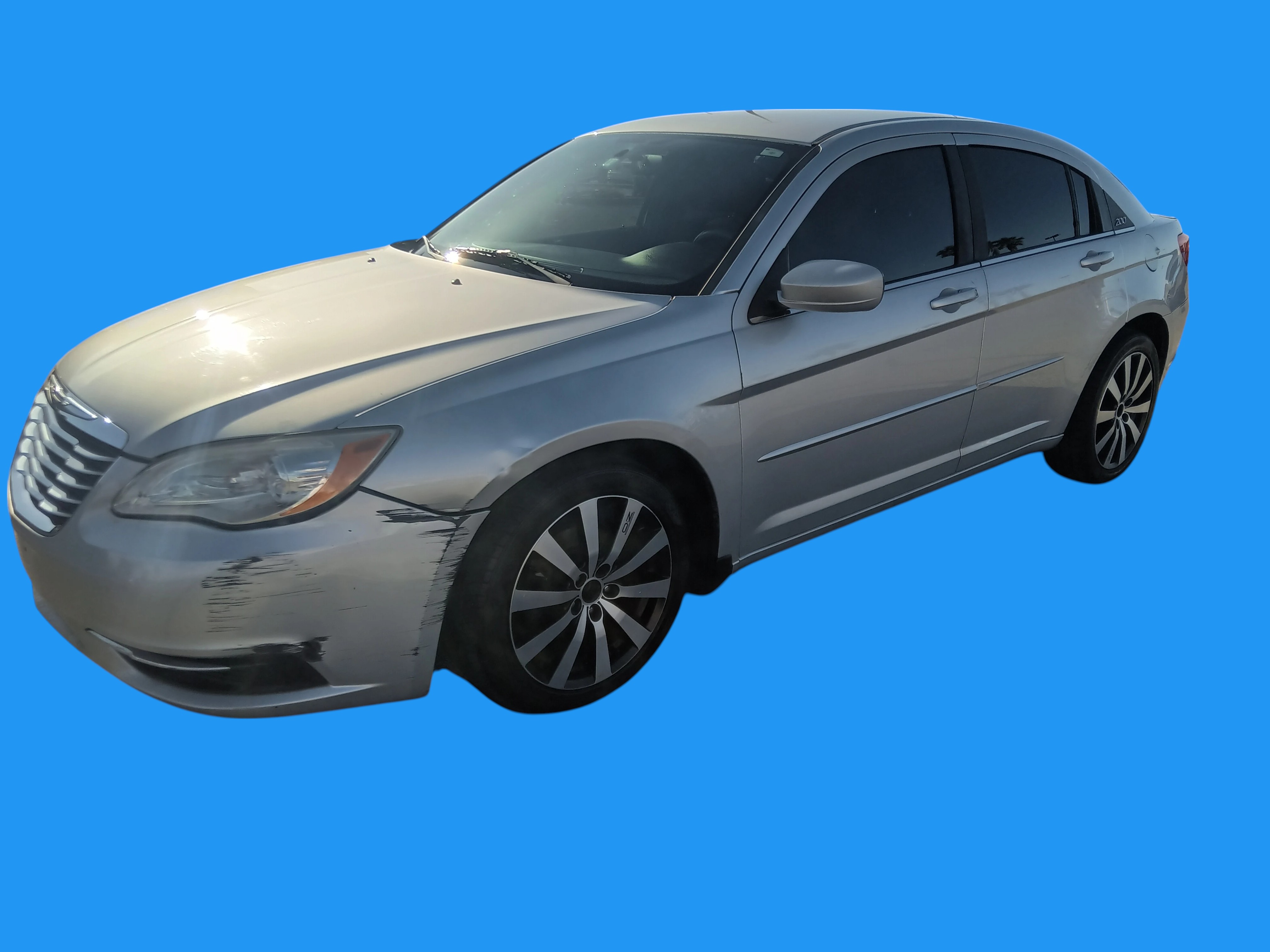 2012 Chrysler 200 4DSN LX Silver.  