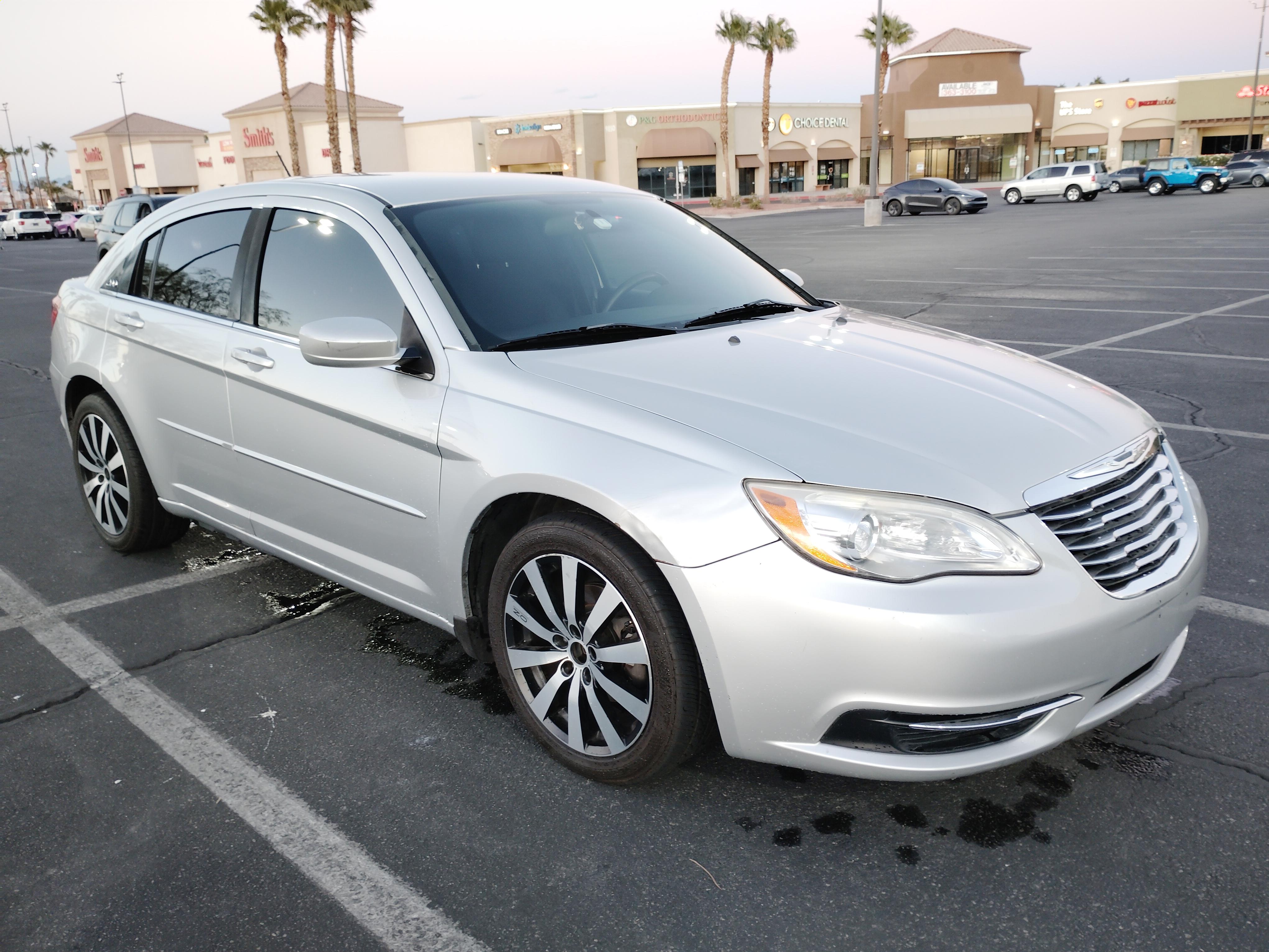 2012 Chrysler 200 4DSN LX Silver.  